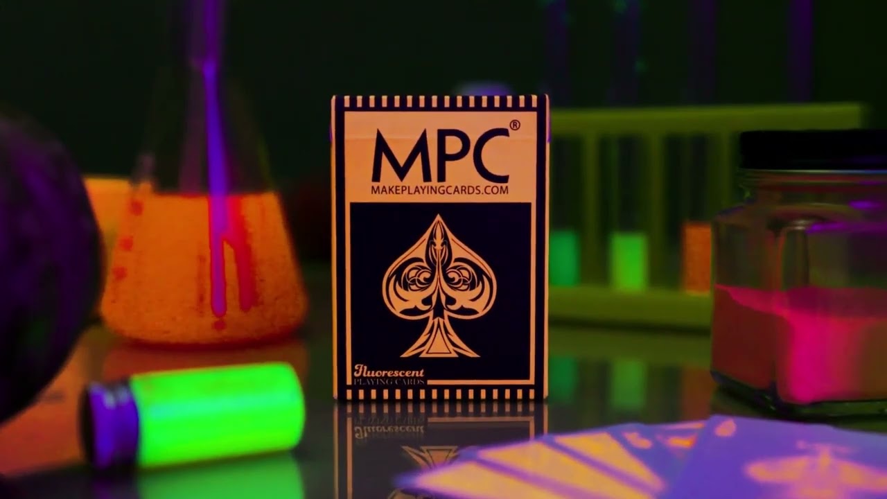 Pumpkin Fluorescent Playing Cards