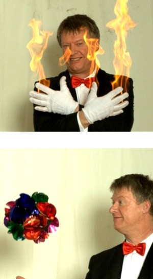 Brændende handsker til blomster