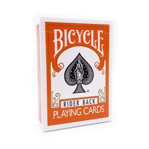 Bicycle Poker Back Orange