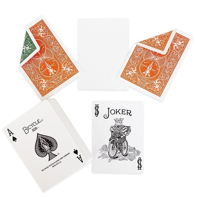Bicycle Poker Back Orange