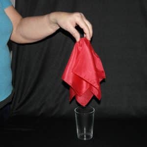 Mønten gennem vandglasset