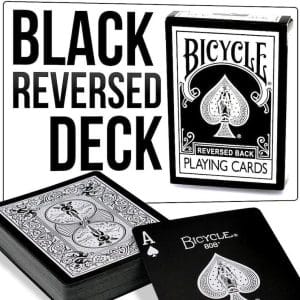 Bicycle Poker Deck - Black Reversed Deck