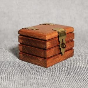 Quarter Go Box (Teak) - Mr. Magic