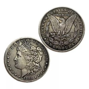 Steel Morgan Dollar (3.8 cm) - Replica